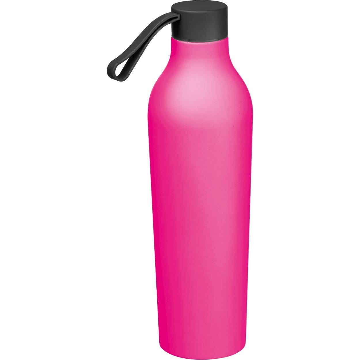 Drinkfles met rubberfinish, 750 ml lichtblauw Graveren 3124