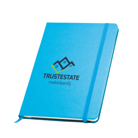 Notitieboek A5 80 pag lichtblauw 1 kleur 8365