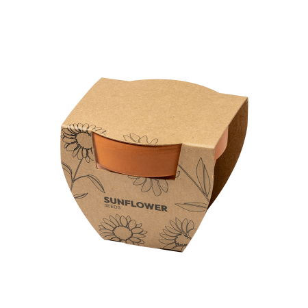 GIRAX terracotta bloempot bedrukken