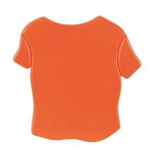 T-shirt magneet oranje onbedrukt 12695