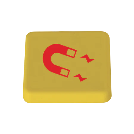 Magneet 40x40 mm donkerblauw 4 kleuren 7479
