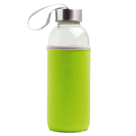 Glazen fles neopreen hoes bedrukken
