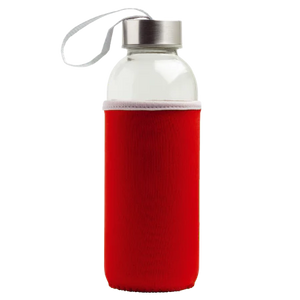 Glazen fles neopreen hoes lichtgroen 1 kleur 4495