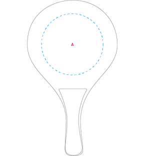 Beach tennisset in net 1449