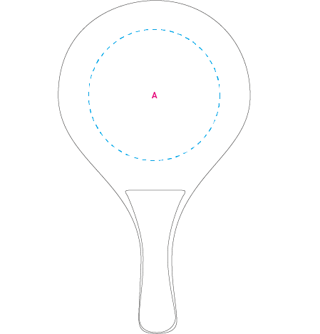 Beach tennisset in net 1449