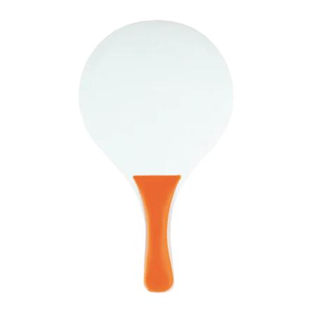 Beach tennisset in net rood 1 kleur 1453