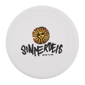 Frisbee 21 cm met ringen donkergroen 2 kleuren 4114