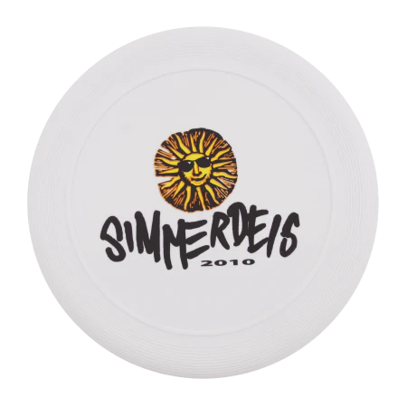Frisbee 21 cm met ringen donkergroen 2 kleuren 4114