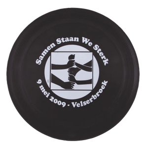 Frisbee 21 cm met ringen donkergroen 3 kleuren 4115