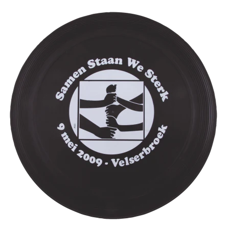 Frisbee 21 cm met ringen donkergroen 3 kleuren 4115