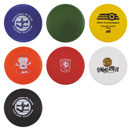 Frisbee 21 cm met ringen bedrukken