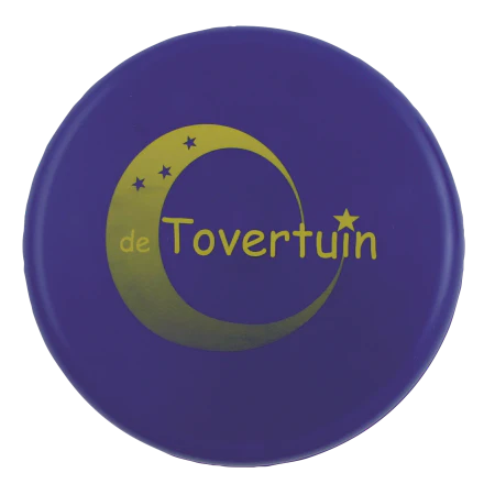 Frisbee 21 cm zonder ringen donkerblauw 2 kleuren 4124
