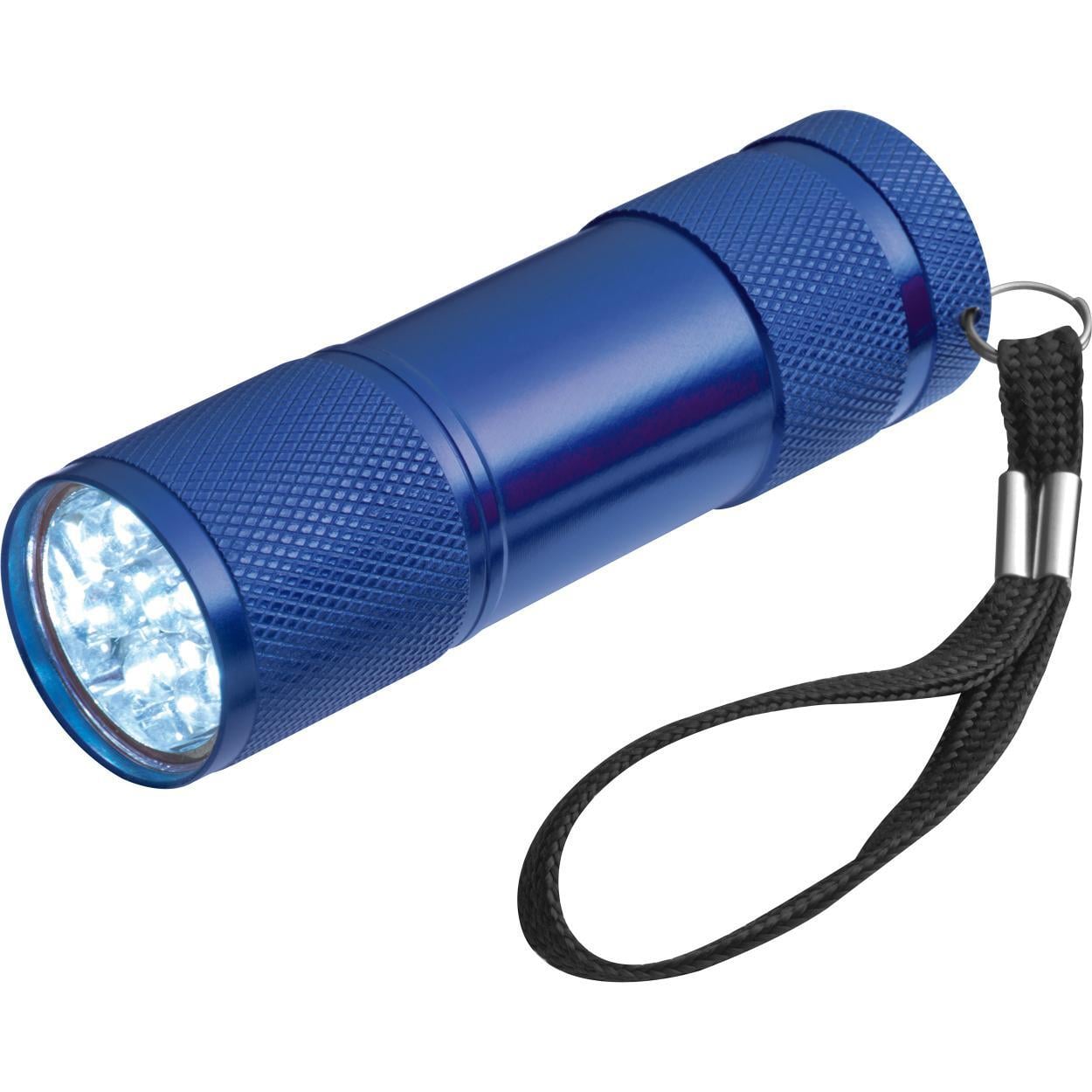 Aluminium zaklamp 9 LED sample