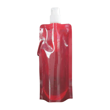 Waterzak met karabijn haak 500 ml leeg donkergroen onbedrukt 13274