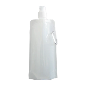 Waterzak met karabijn haak 500 ml leeg oranje 1 kleur 13277