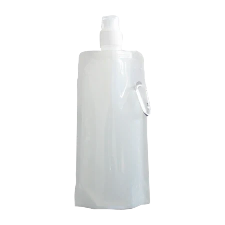 Waterzak met karabijn haak 500 ml leeg oranje 1 kleur 13277