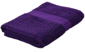 Badhanddoek 140x70 cm rood Borduren 946