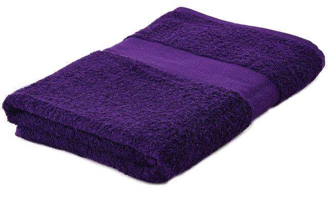 Badhanddoek 140x70 cm rood Borduren 946