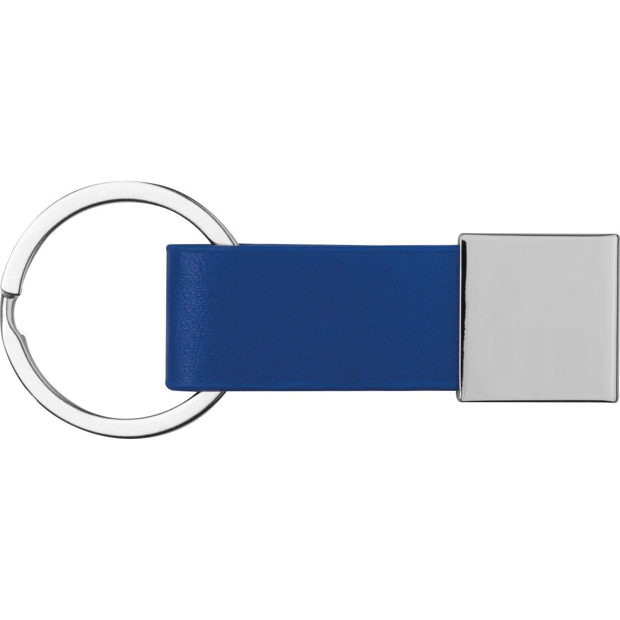 Sleutelhanger met kunstlederen bandje sample