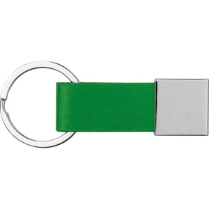 Sleutelhanger met kunstlederen bandje 11440