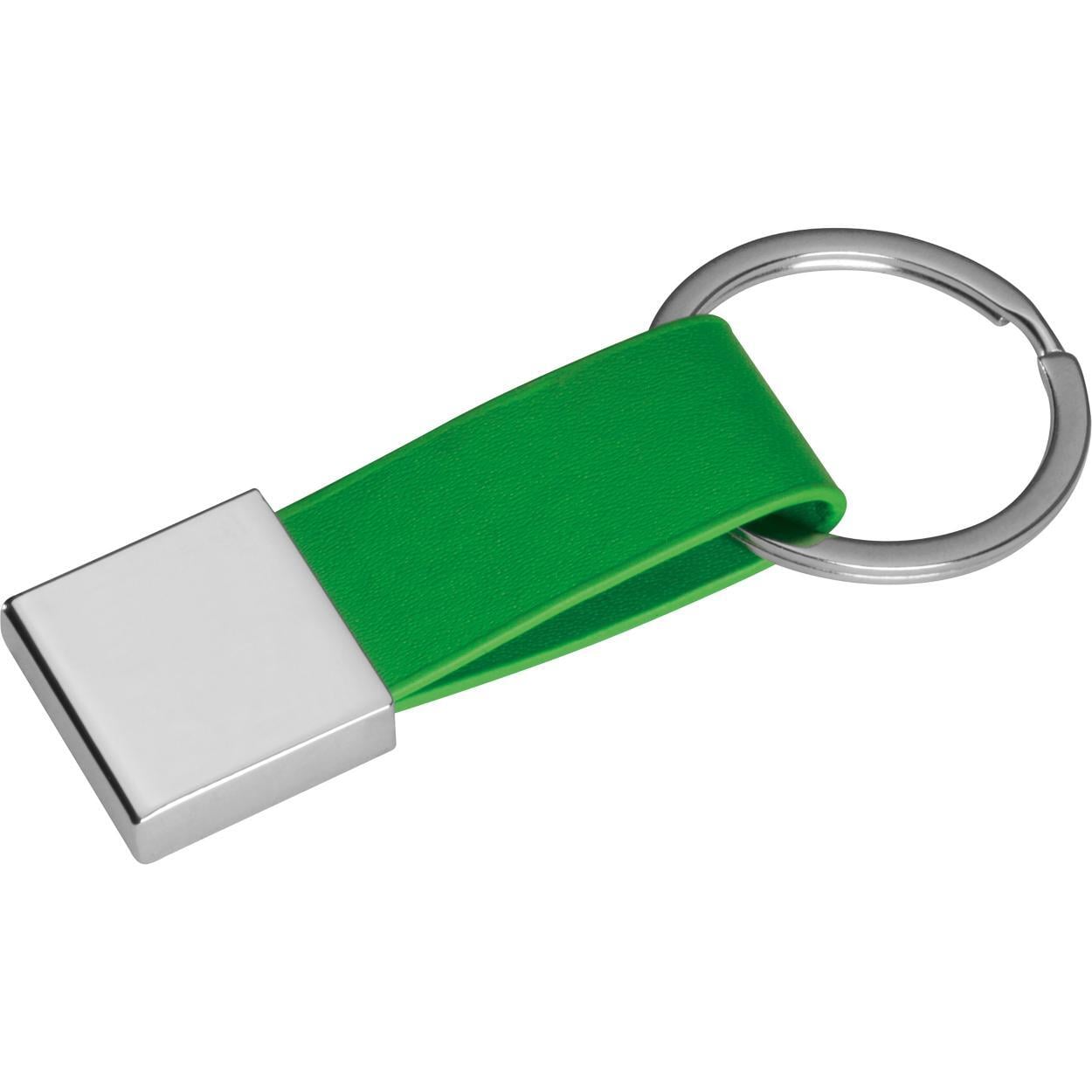 Sleutelhanger met kunstlederen bandje sample