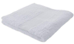 Handdoek 100 x 50 cm blauw 1 kleur tr 4843