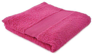 Handdoek 100 x 50 cm rood onbedrukt 4852
