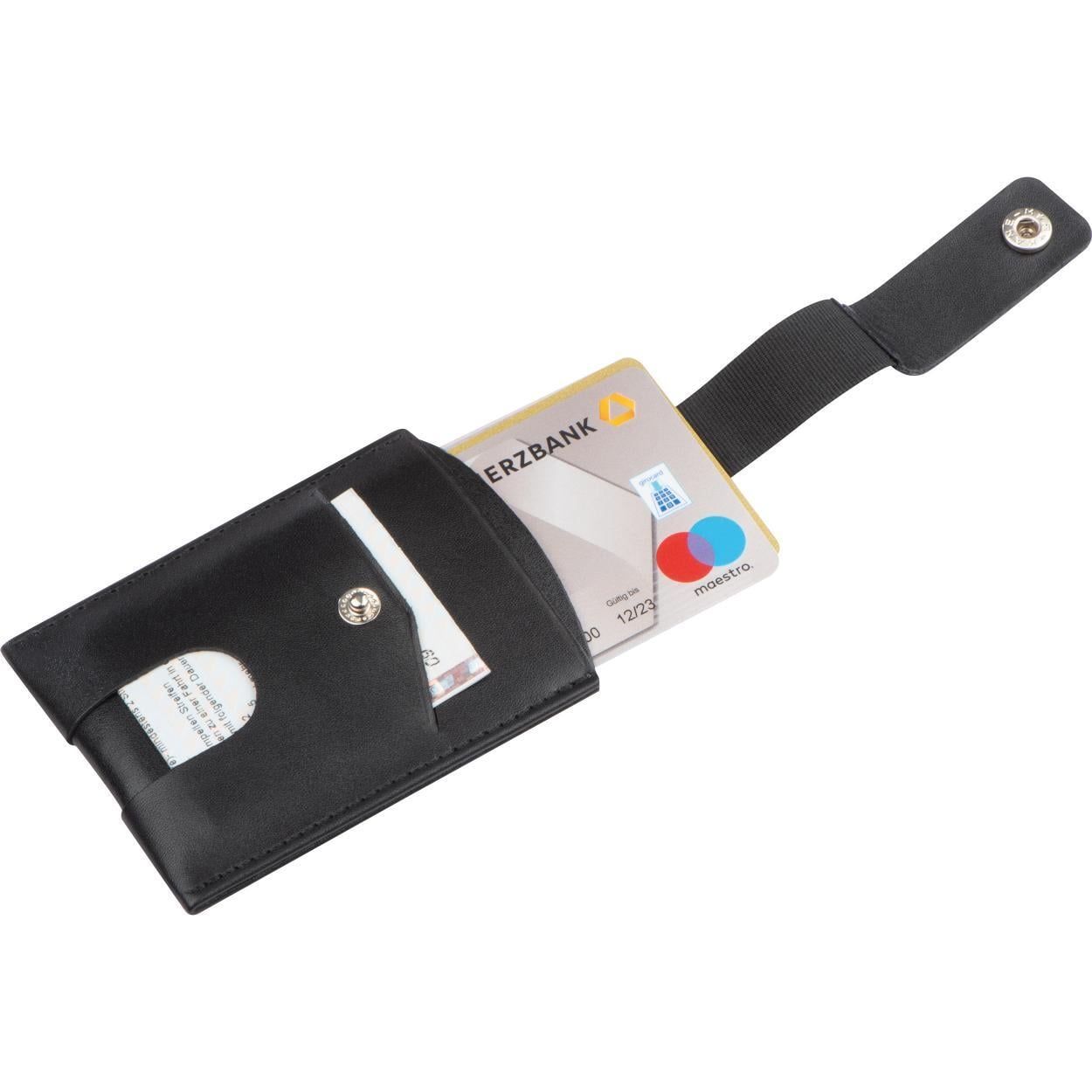 RFID lederen kaarthouder 9863