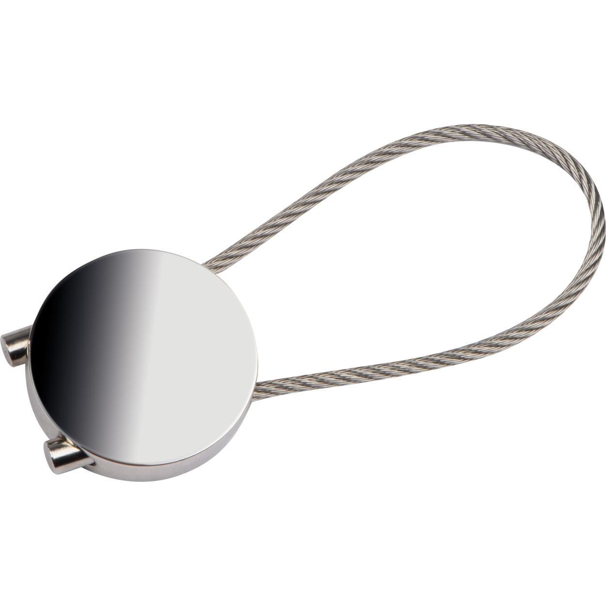 Ronde metalen sleutelhanger sample