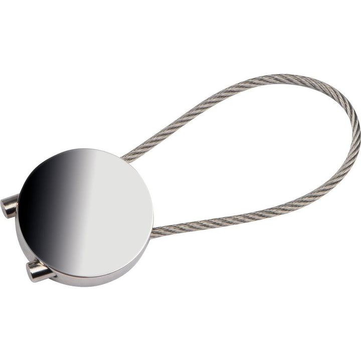 Ronde metalen sleutelhanger sample