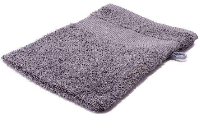 Washand 21 x 16 cm geel 1 kleur tr 13228