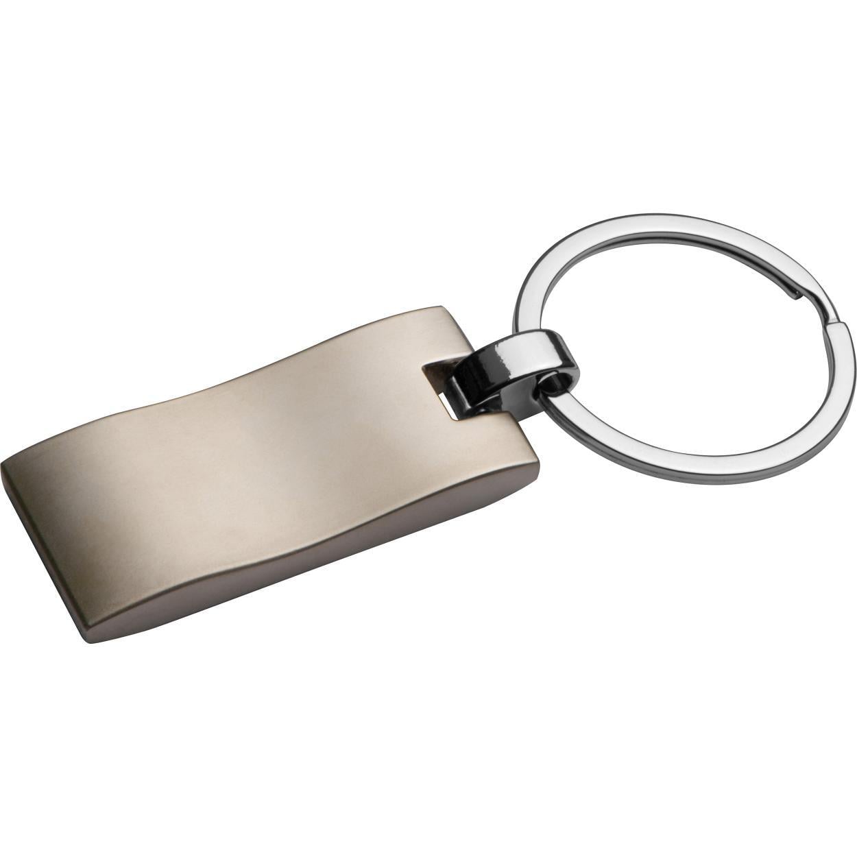 Metalen sleutelhanger, golfvormig 7899