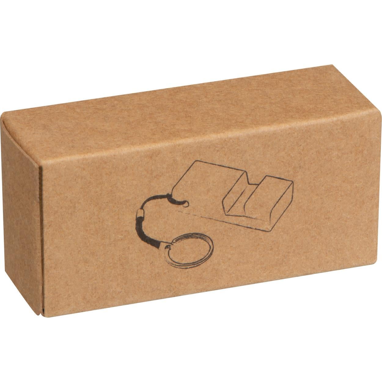 Sleutelhanger met bamboe gsm standaard sample