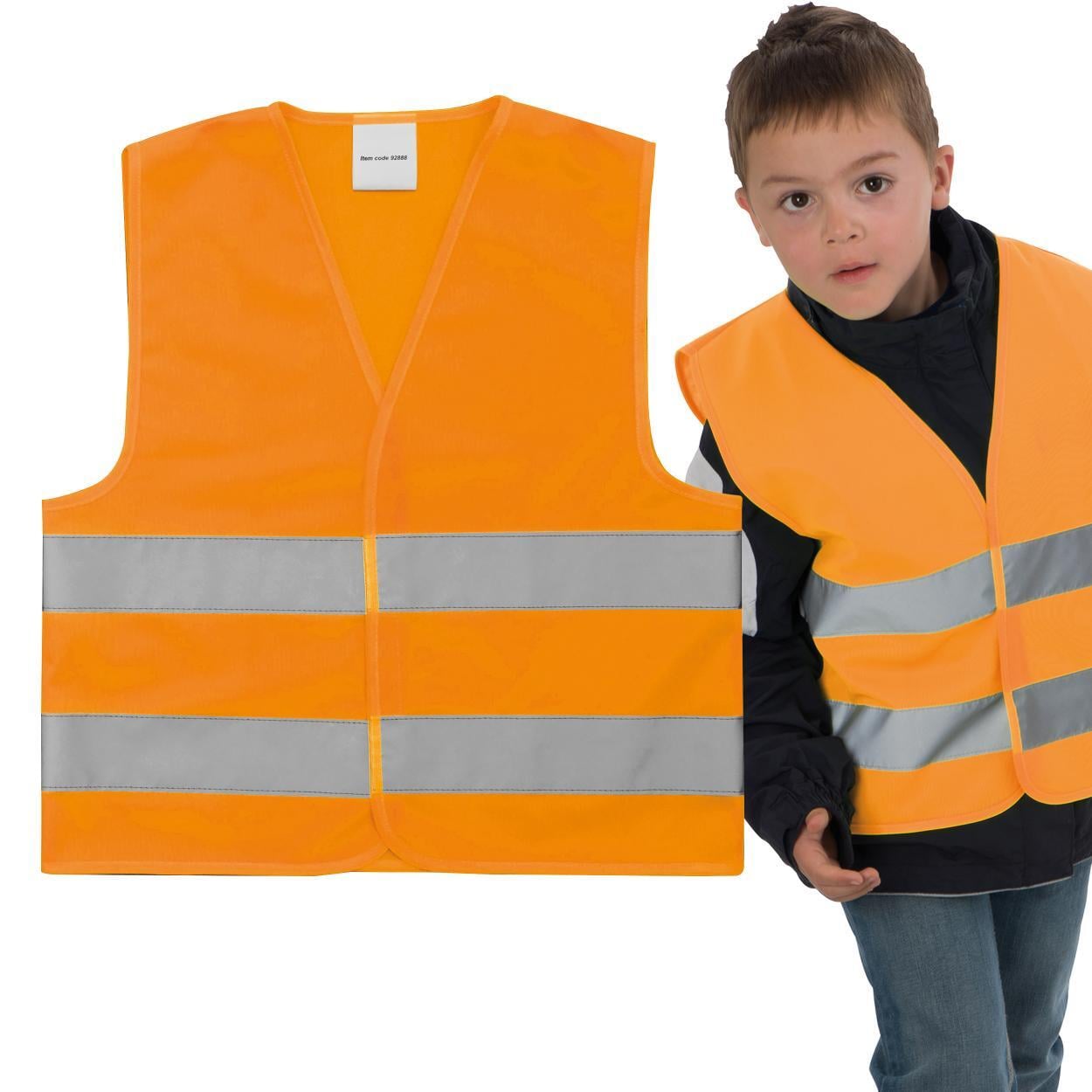Veiligheidsvest voor kinderen, Klasse 2; EN 1150:1999 bedrukken