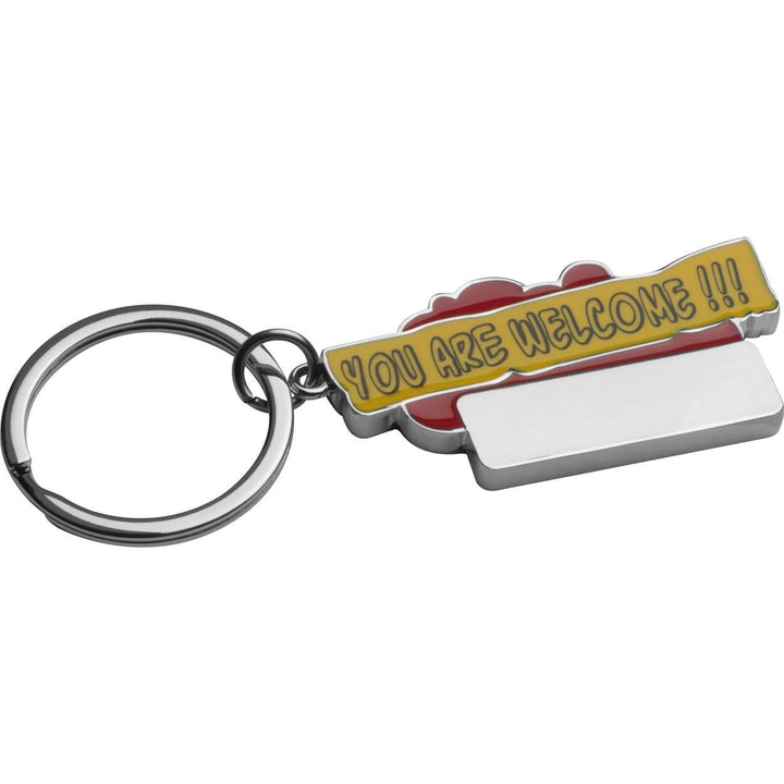 Sleutelhanger "You are welcome" sample