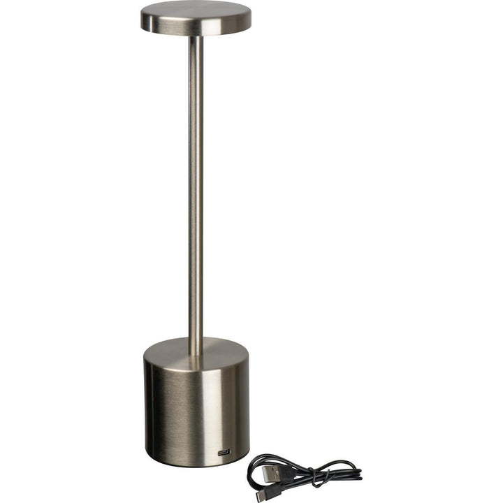 RVS Tafellamp met accu bedrukken