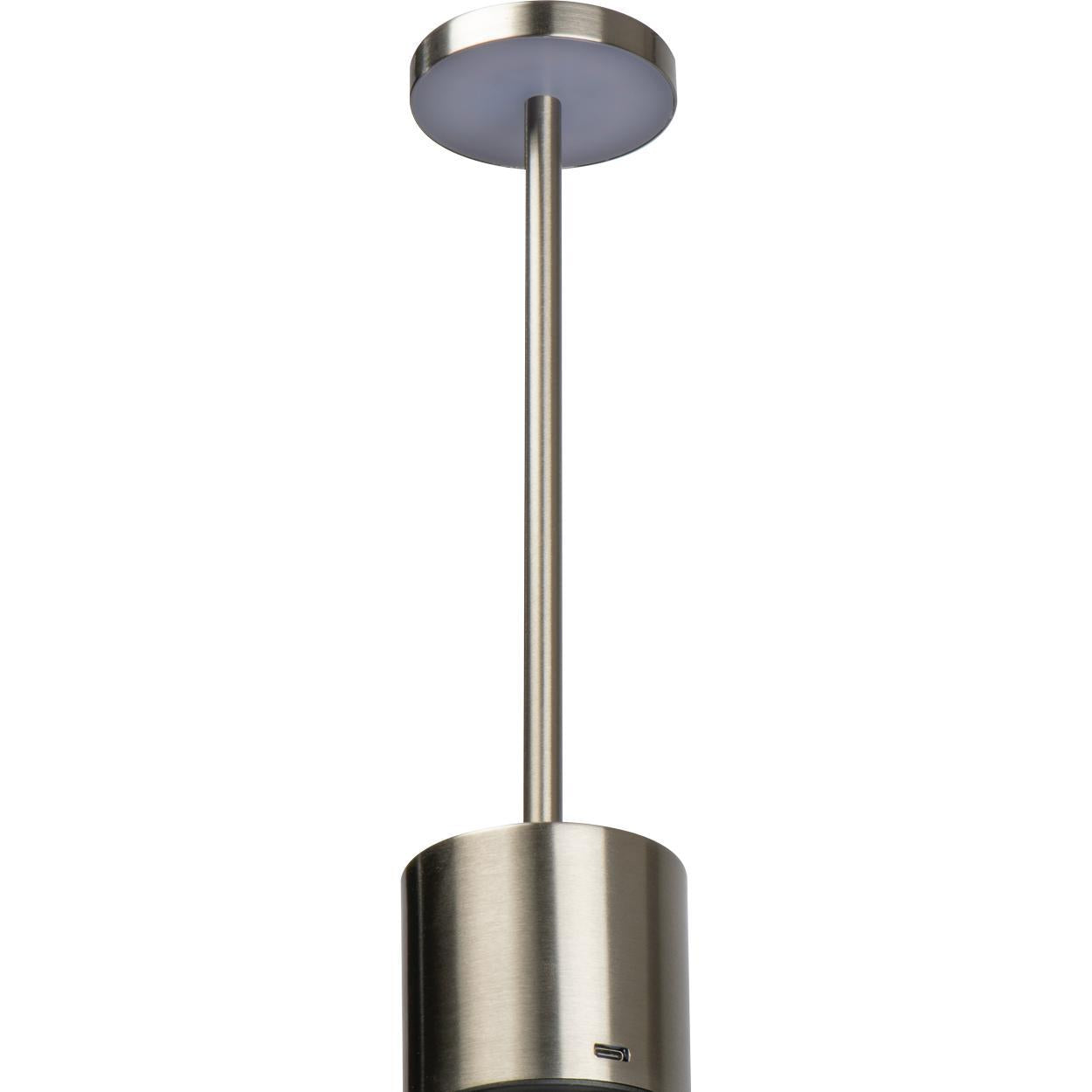 RVS Tafellamp met accu 10602
