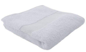 Handdoek  100 x 50 cm blauw 1 kleur tr 4836