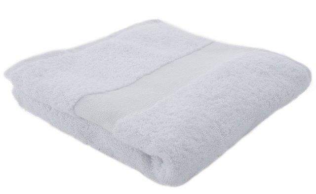 Handdoek  100 x 50 cm blauw 1 kleur tr 4836
