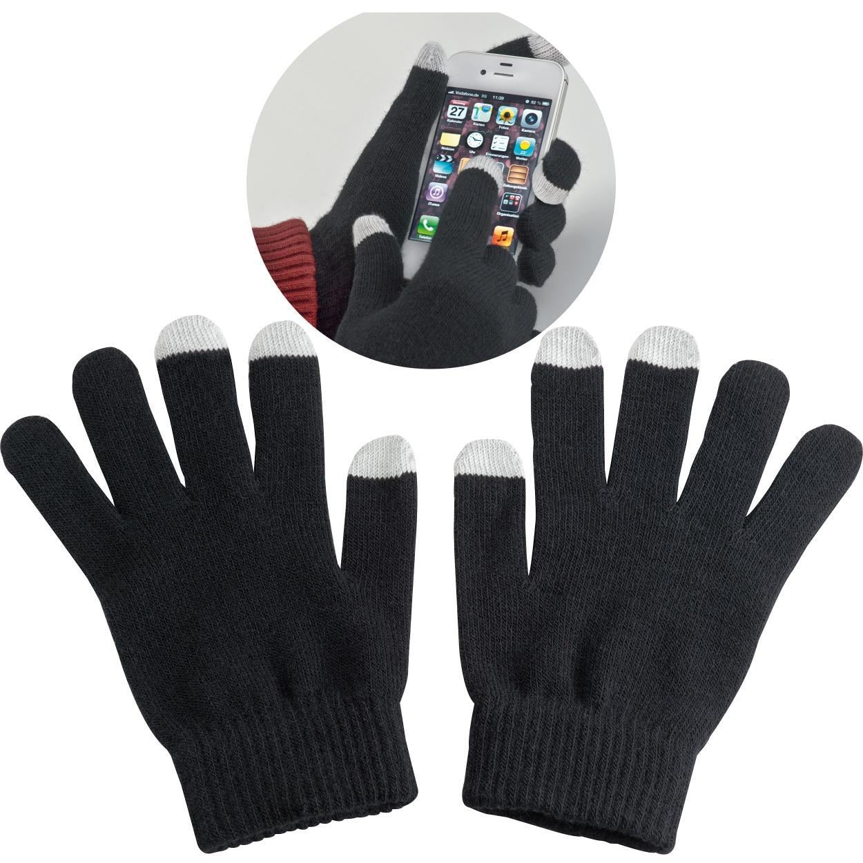 Handschoen voor touchscreen bediening bedrukken