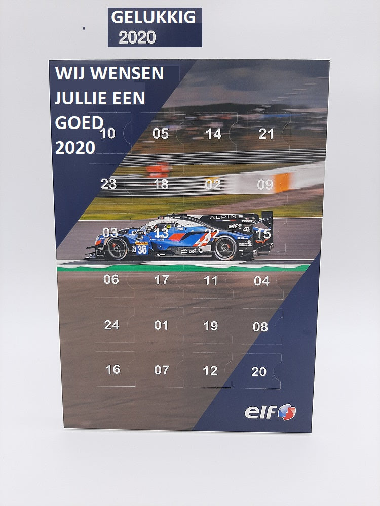 A4 adventskalender met Callebaut chocolade