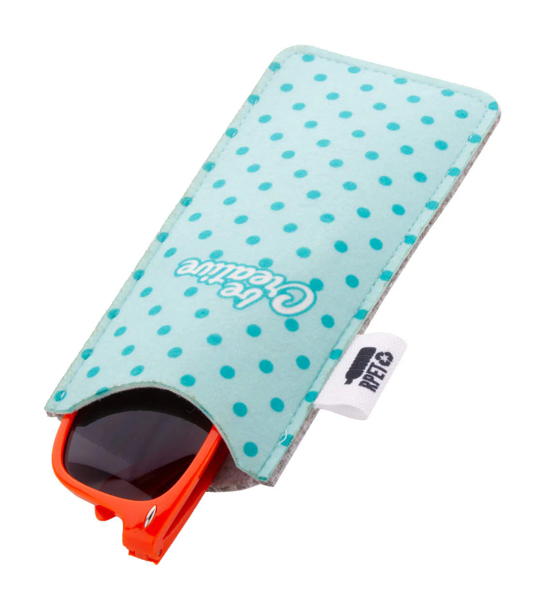 custom made RPET zonnebrillenkoker CreaFelt Sun sample