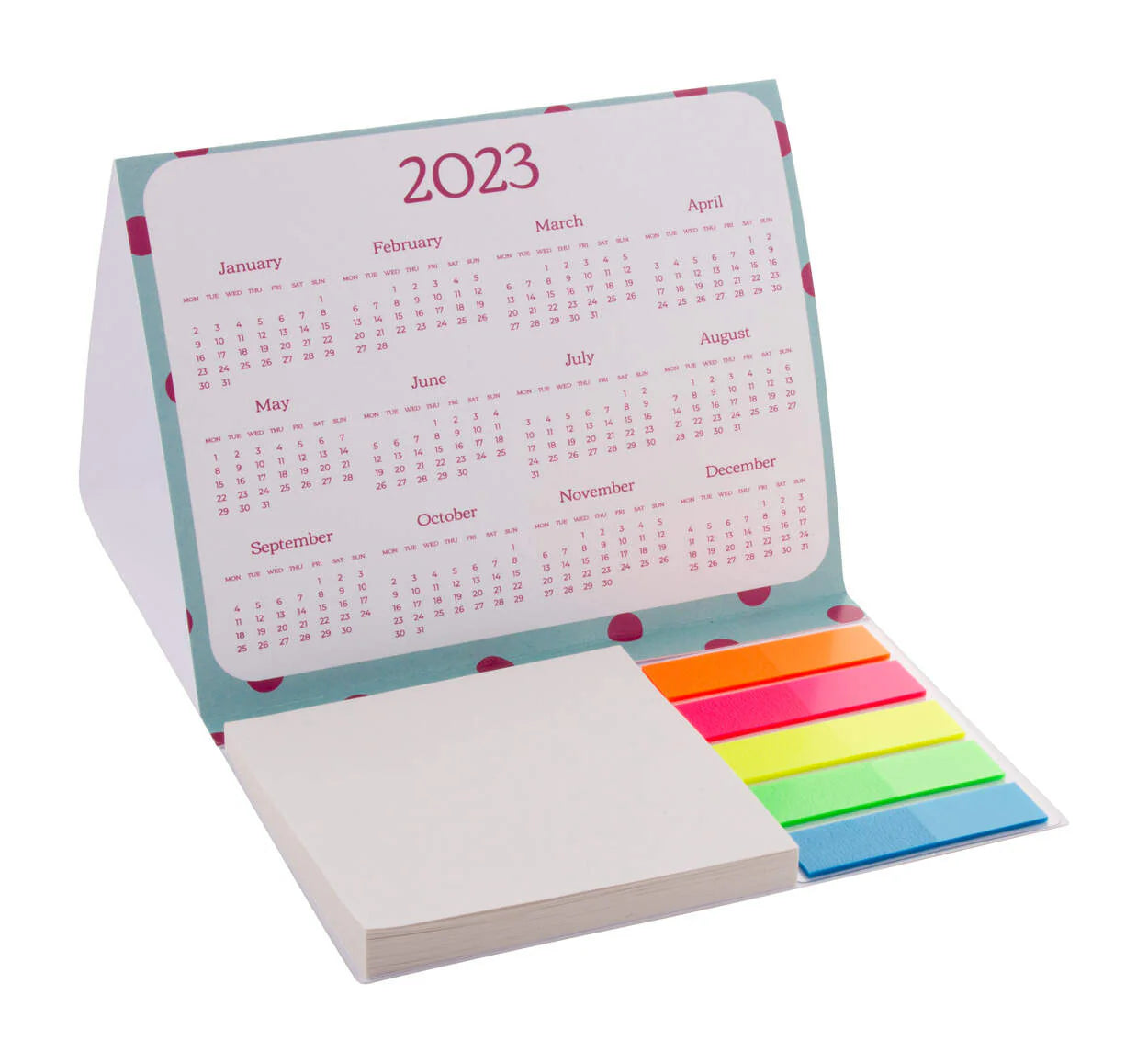 custom made kalender/ sticky notes CreaStick Combo Date sample