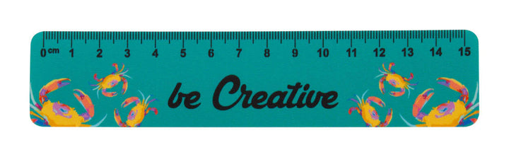 custom made liniaal, 15 cm Drawy 15 sample