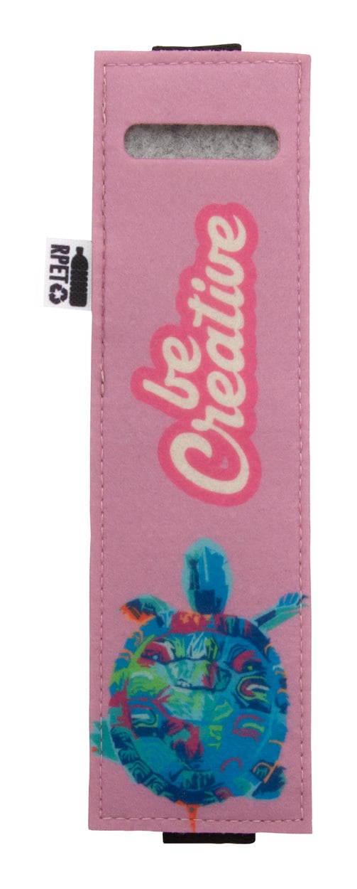custom made pennen etui, rond CreaFelt Pen Cover sample