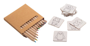 kleurgeheugenspel, dieren Colormor beige Full colour 6524
