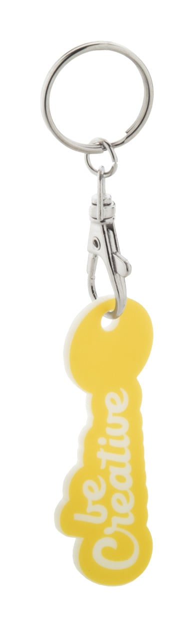 winkelwagenmuntje sleutelhanger ColoShop Creative 13375