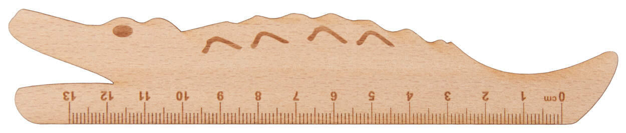 houten liniaal Looney hout Graveren 5296
