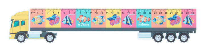 liniaal van 30 cm, vrachtwagen Trucker 30 bedrukken