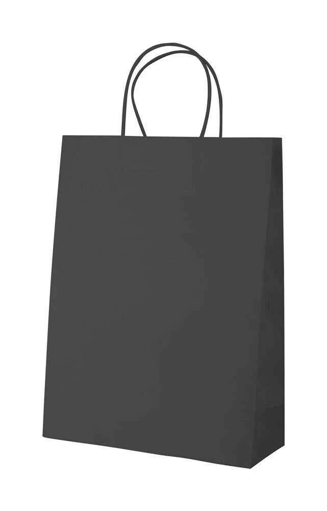 papieren tas Mall geel 1 kleur 9043